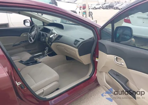 2012 Honda Civic Lx z USA, uszkodzony, nr VIN 2HGFB2F53CH606932